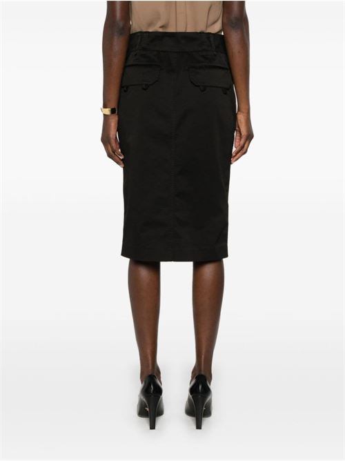 Cotton Pencil Skirt SAINT LAURENT | 786191Y04VF1376